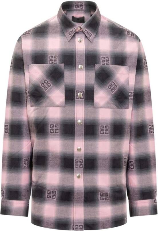 Givenchy Casual Shirts Roze Heren