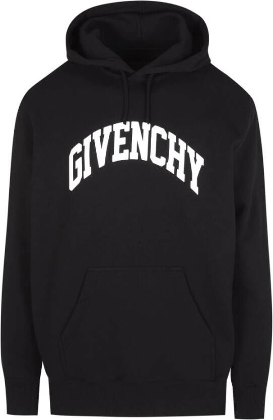 Givenchy Clic Fit Arch Logo Hoodie Zwart Heren