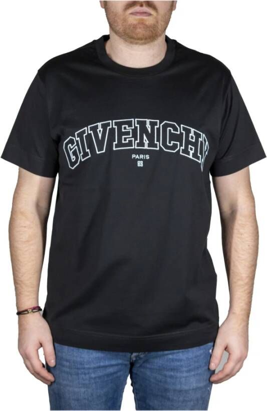 Givenchy College T-shirt zwart Heren