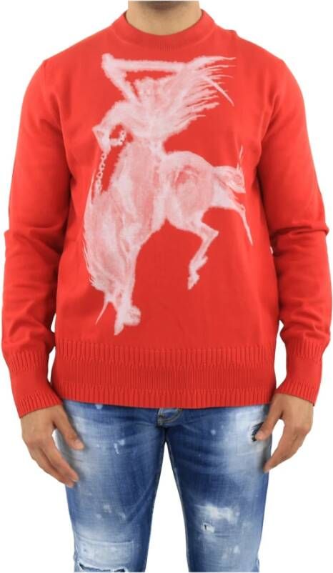 Givenchy Comfortabele Katoenen Sweatshirt voor Heren Rood Heren