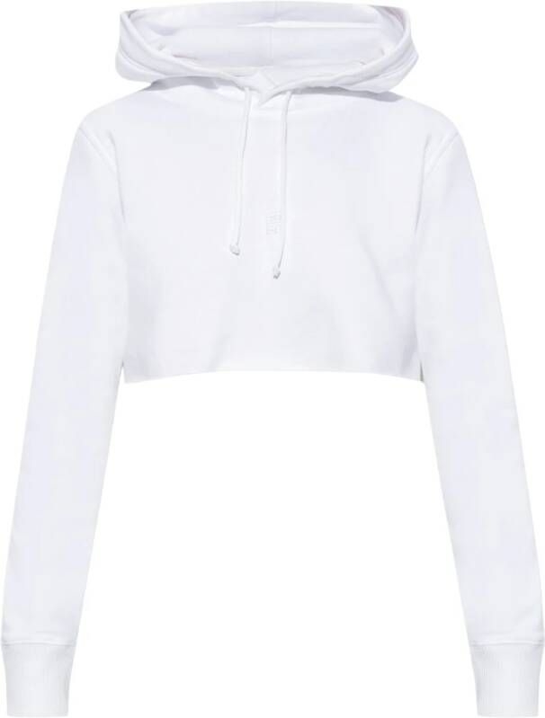 Givenchy Crop hoodie White Dames