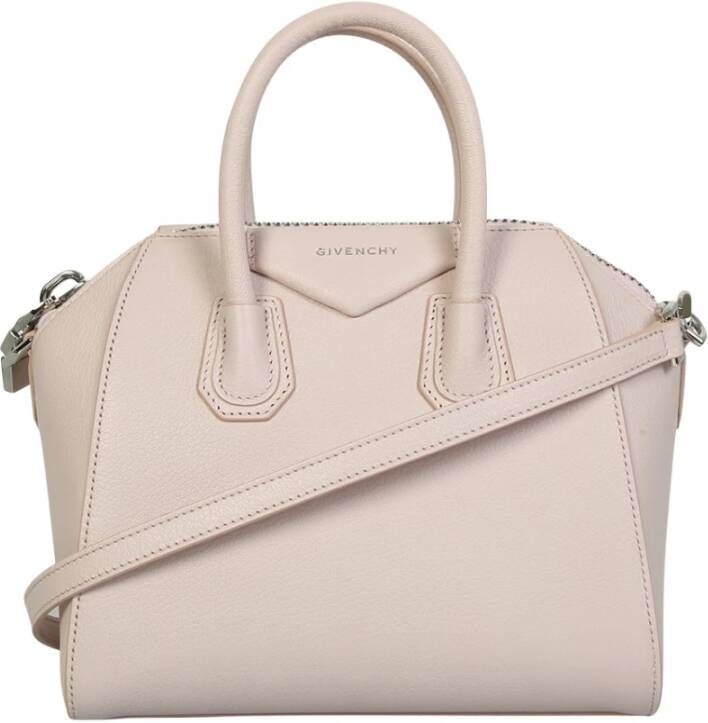 Givenchy De Antigona Mini Bag van is de ideale versie om deze op een meer praktische maar altijd informele manier te kunnen combineren Roze Dames
