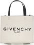 Givenchy Beige en Zwart Canvas Mini Tote Tas Beige Dames - Thumbnail 1