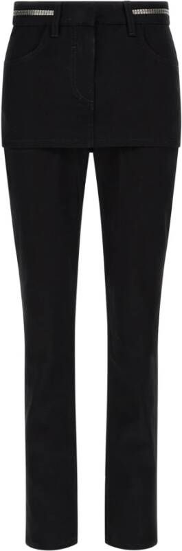 Givenchy Elegante Straight Jeans voor Vrouwen Zwart Dames