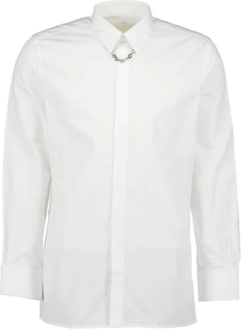 Givenchy Klassieke Kettingoverhemd White Heren