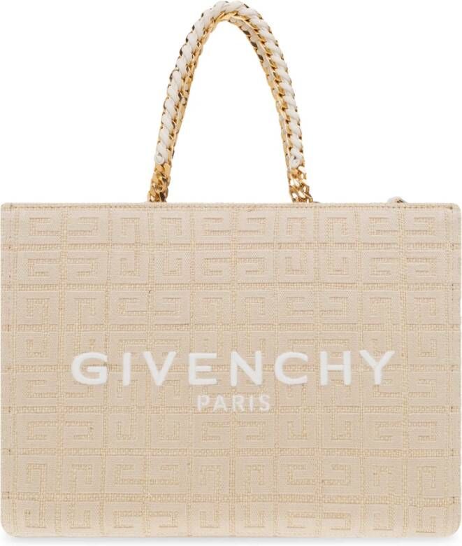 Givenchy G-Tote Small shopper tas Beige Dames