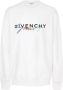 Givenchy Geborduurde Logo Sweatshirt White Dames - Thumbnail 1