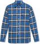 Givenchy Lumberjack Overhemd 100% Katoen Blue Heren - Thumbnail 1