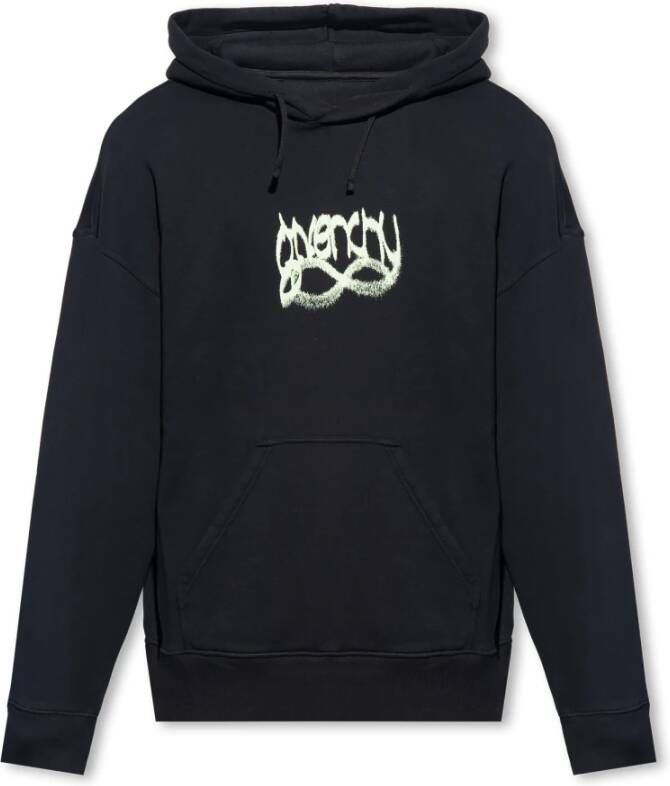 Givenchy Gestreepte hoodie Zwart Heren