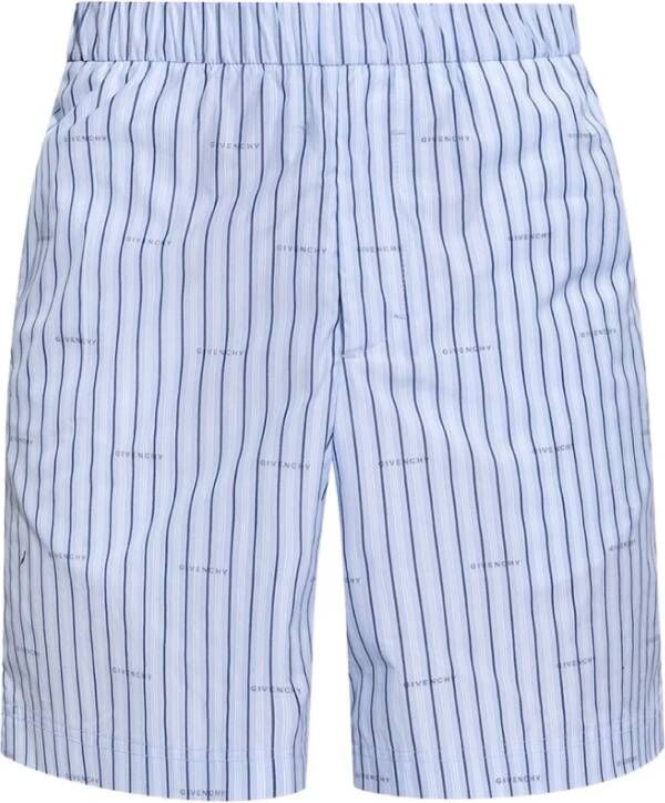 Givenchy Gestreepte shorts Blauw Heren