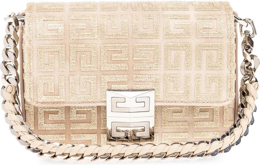 Givenchy Geborduurde 4G Kettingtas Yellow Dames