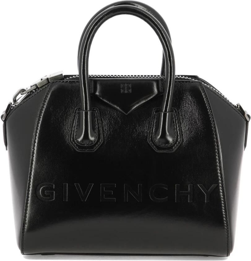 Givenchy Mini Handtas met Geometrisch Patroon en Schouderband Black Dames - Foto 4