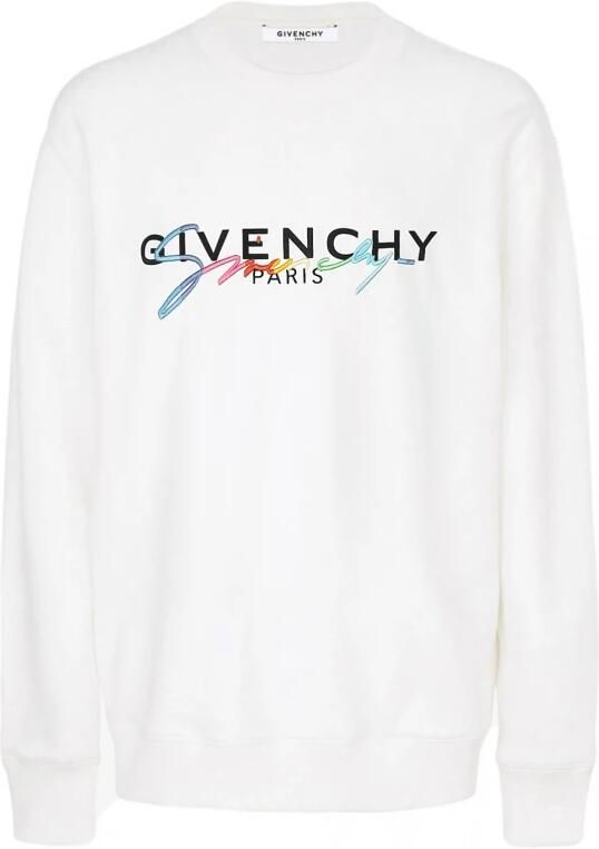 Givenchy Wit Classic Fit Sweatshirt White Heren - Foto 4