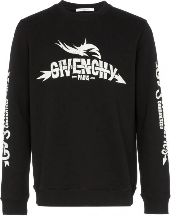 Givenchy Zwart Sweatshirt met Logo Print Black Heren - Foto 4