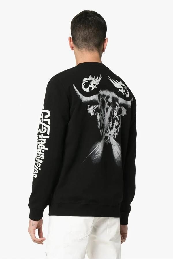 Givenchy Zwart Sweatshirt met Logo Print Black Heren - Foto 3