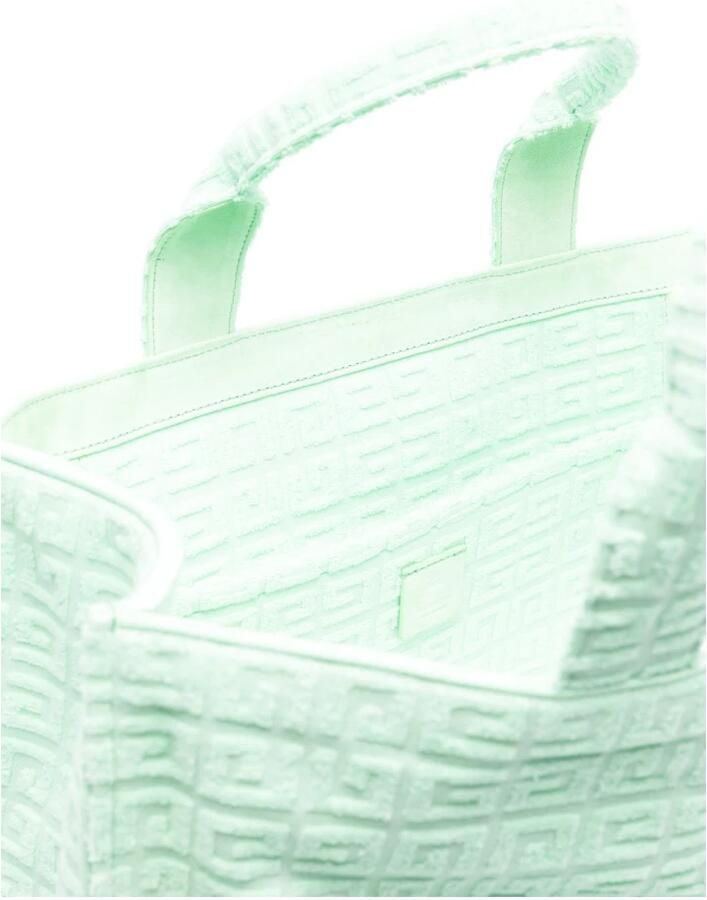 Givenchy Shoppers & Totes Plage Capsule 'G-Tote' Midi Shopping Bag in groen - Foto 3