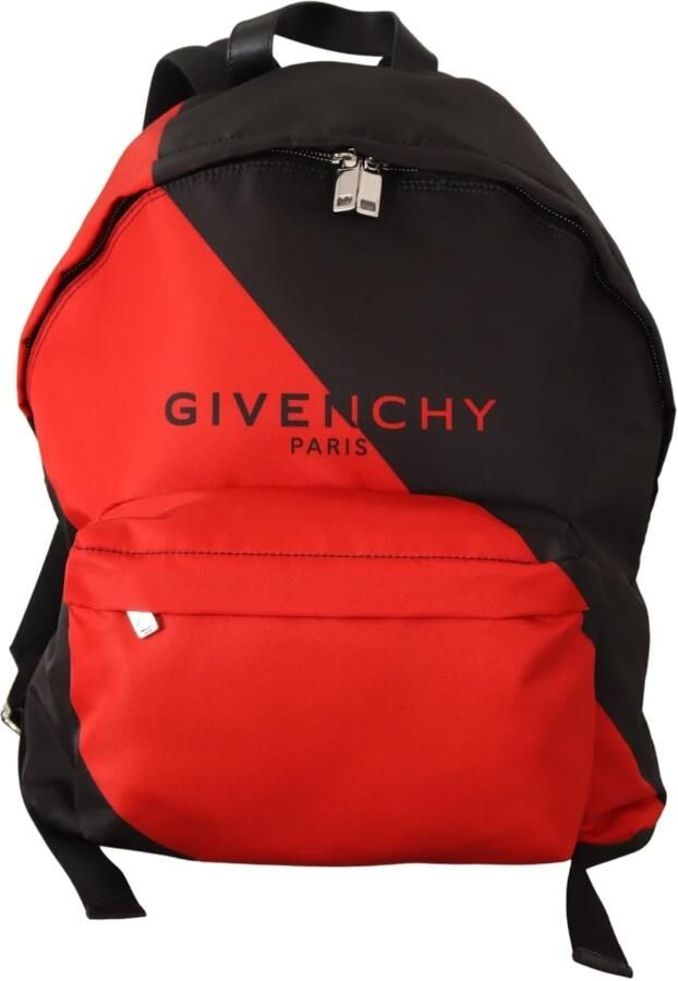 Givenchy Logo Print Urban Rugzak met Ritssluiting Zwart Heren - Foto 5