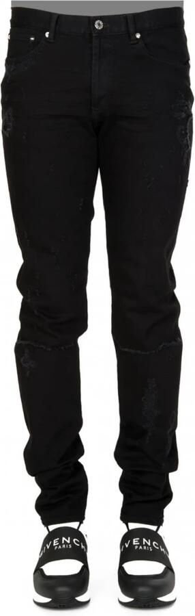 Givenchy Slim-fit Stretch Destroyed Jeans Black Heren - Foto 4