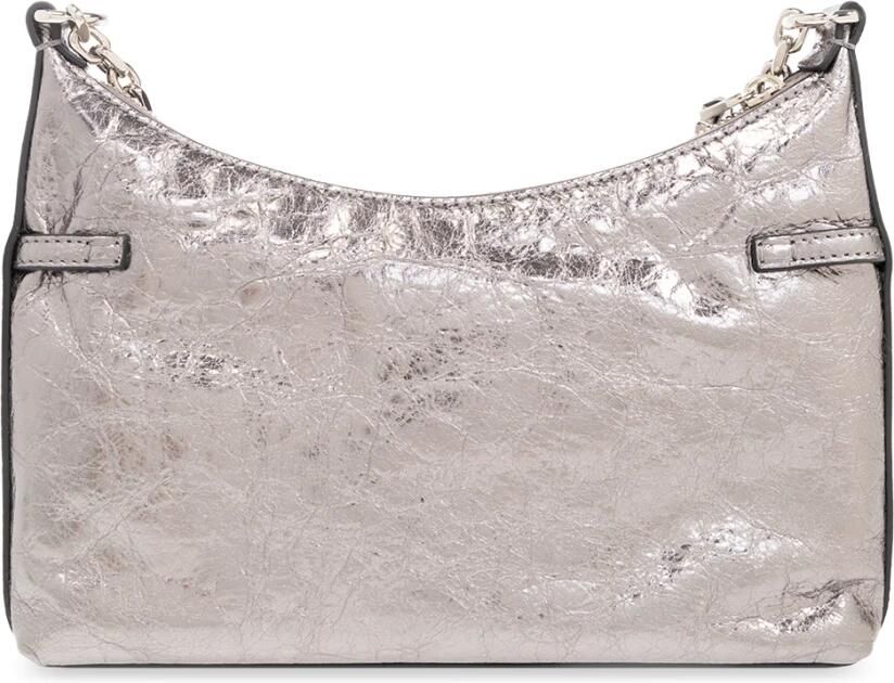 Givenchy Zilvergrijze Leren Schoudertas Gray Dames - Foto 6