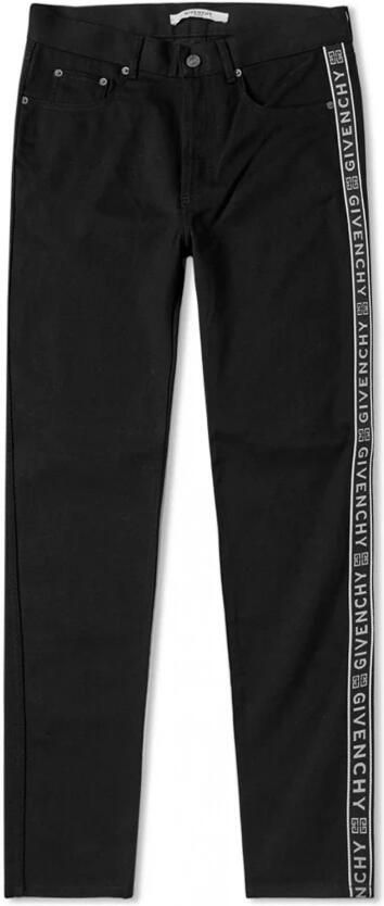 Givenchy Zwarte Denim Slim Fit Jeans Black Heren - Foto 4