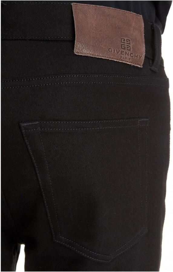 Givenchy Zwarte Denim Slim Fit Jeans Black Heren