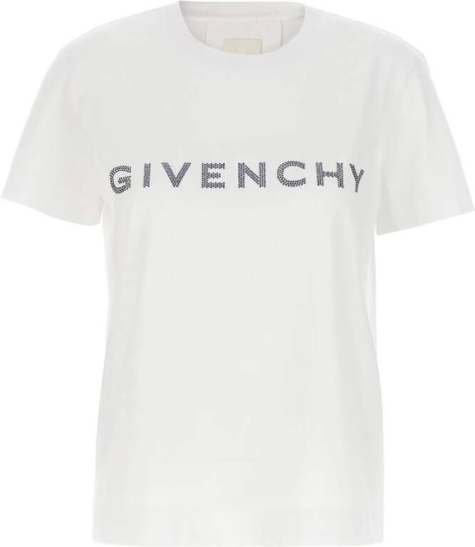 Givenchy Witte Aw23 Dames T-shirt Stijlvol en Comfortabel White Dames