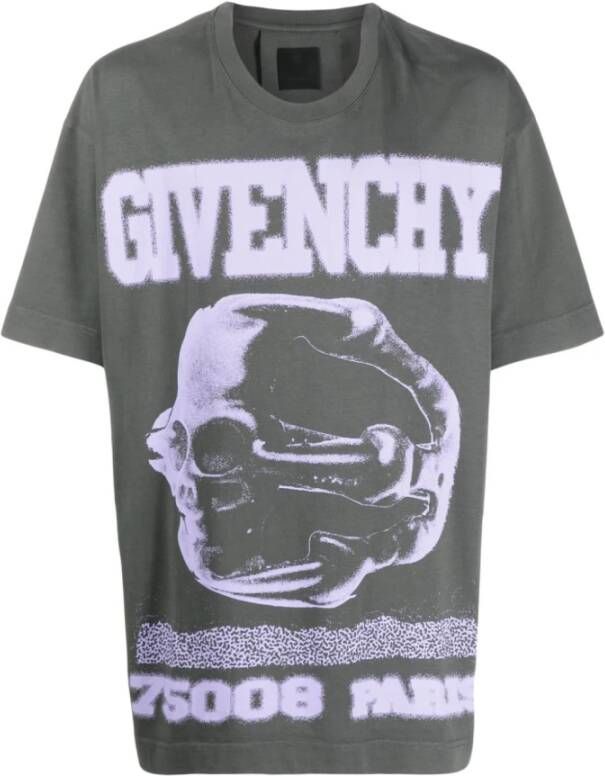 Givenchy Groene Aw23 Heren T-shirt Upgrade Groen Heren