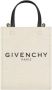 Givenchy Totes Mini G-Tote Shopping Bag In Washed Canvas in crème - Thumbnail 4