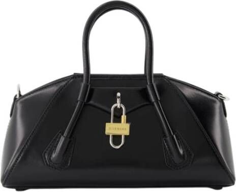 Givenchy Crossbody bags Mini Antigona Stretch bag in box leather in zwart