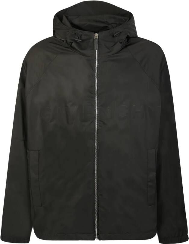 Givenchy Hooded Windbreaker Zwart Heren
