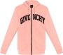 Givenchy Koraalroze Zip-Through Hoodie met Geborduurd Logo Pink Heren - Thumbnail 1