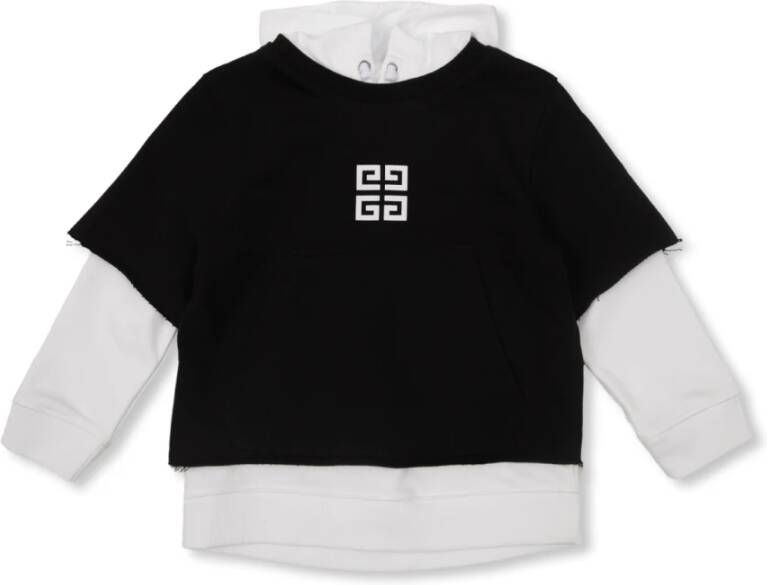 Givenchy Hoodie met logo Zwart Heren