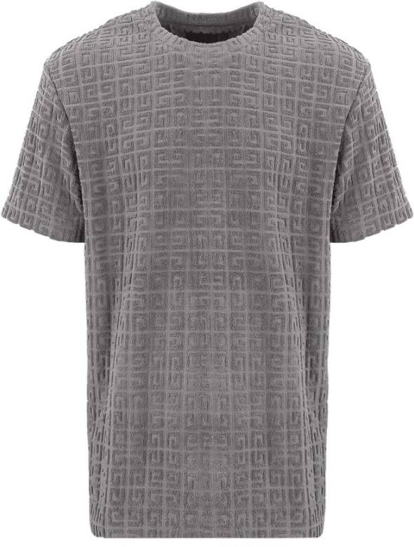 Givenchy Iconisch Logo Print Heren T-Shirt Grijs Heren