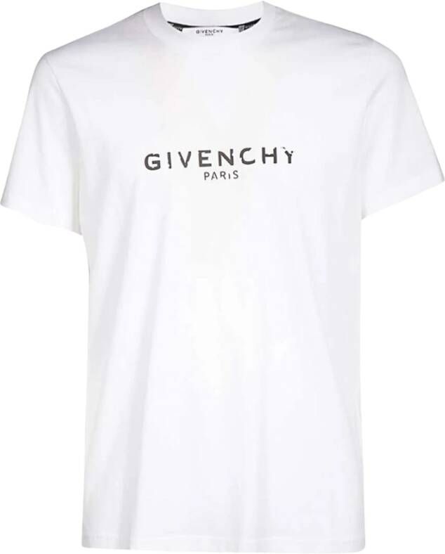 Givenchy Iconisch Slim Fit T-shirt Wit Heren