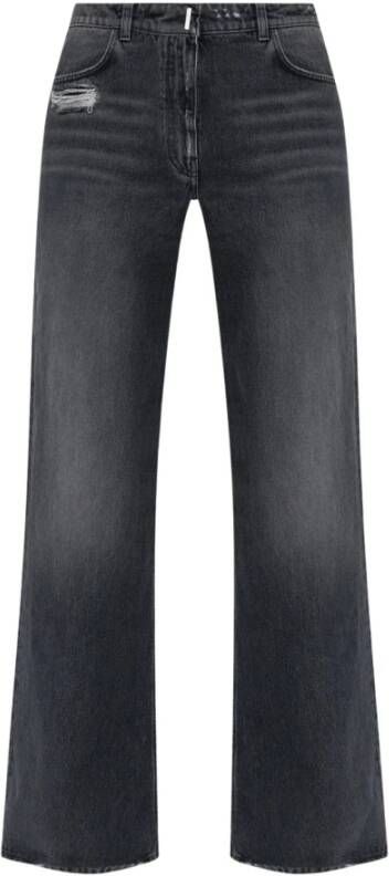 Givenchy Zwarte Flared Jeans Black Dames