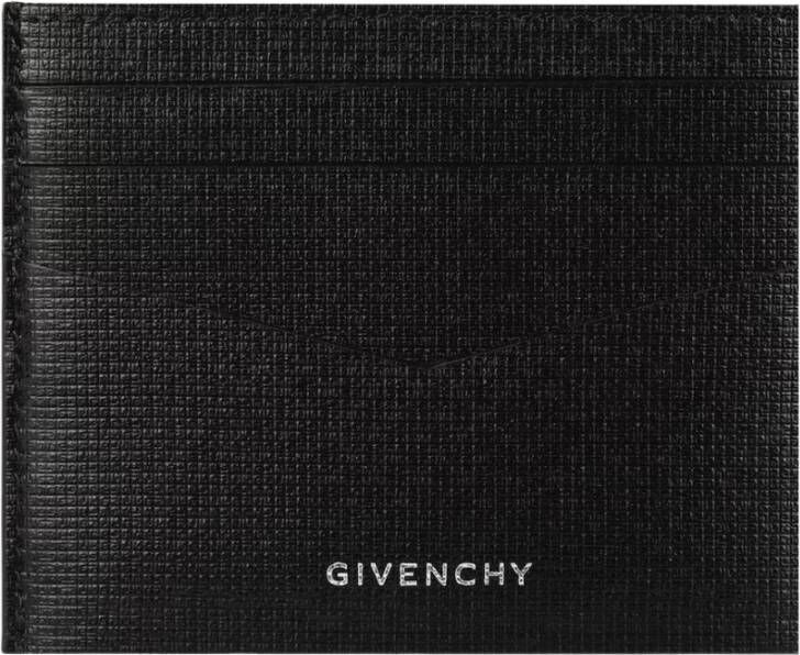 Givenchy Kaartetui met reliëf logo Zwart Heren