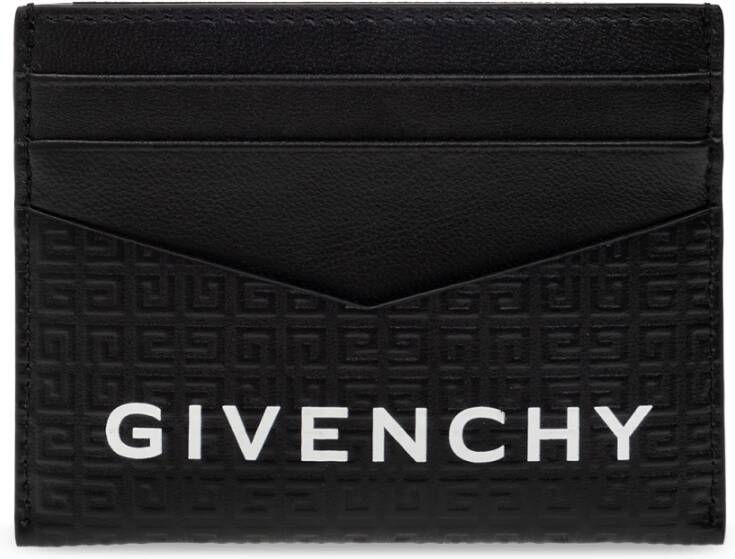 Givenchy Kaarthouder met logo Zwart Heren