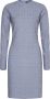 Givenchy Korte jurken met geribbelde randen en all-over logopatroon Blauw Dames - Thumbnail 1