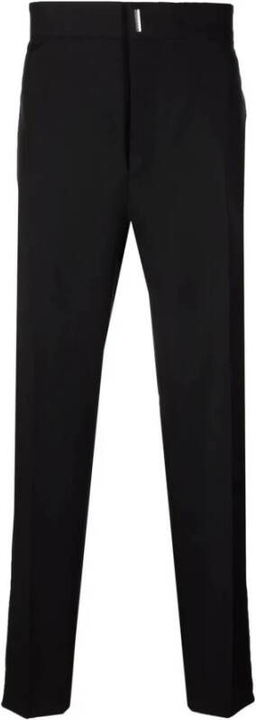 Givenchy Leather Trousers Zwart Heren