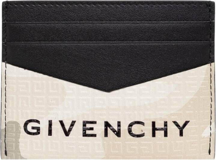 Givenchy Lederen kaartkoffer Beige Heren