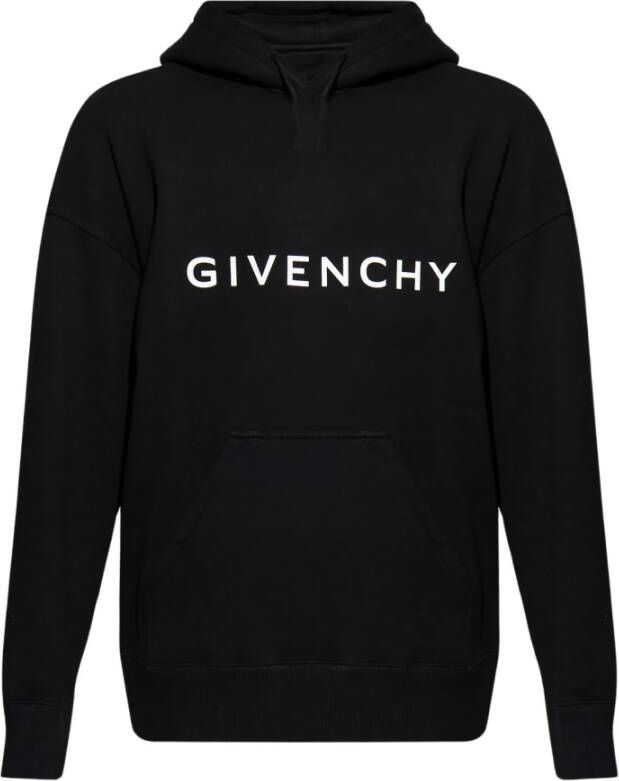 Givenchy Logo hoodie Zwart Heren