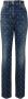 Givenchy Logo Patroon Straight Jeans Blauw Dames - Thumbnail 1