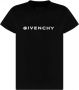 Givenchy Omgekeerde Print Katoenen Korte Mouw Tee Black - Thumbnail 1