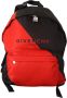 Givenchy Logo Print Urban Rugzak met Ritssluiting Zwart Heren - Thumbnail 1