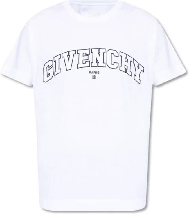 Givenchy Logo T-shirt Wit Heren