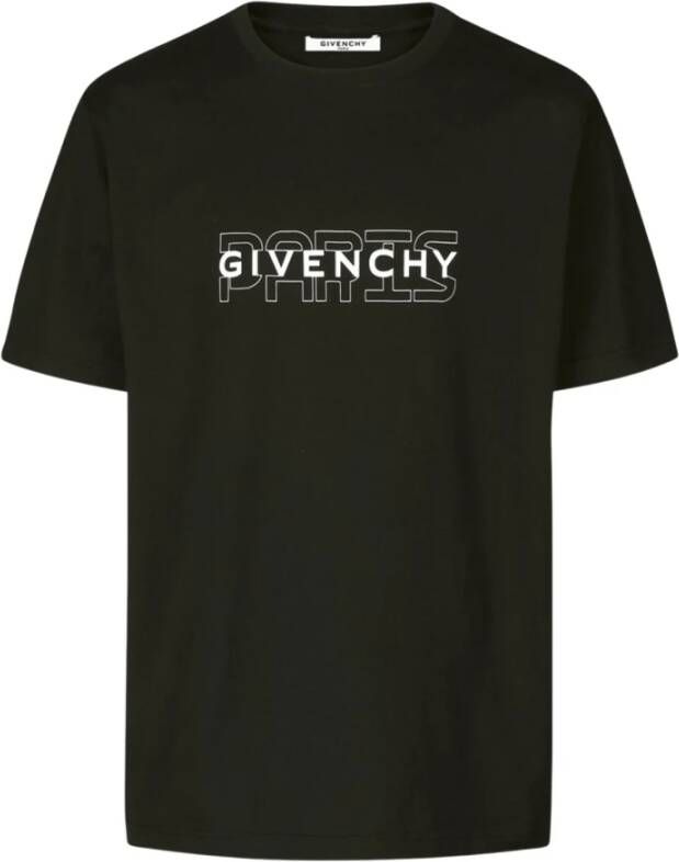 Givenchy Logo T-Shirt Zwart Heren