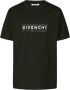 Givenchy Logo T-Shirt Zwart Heren - Thumbnail 1
