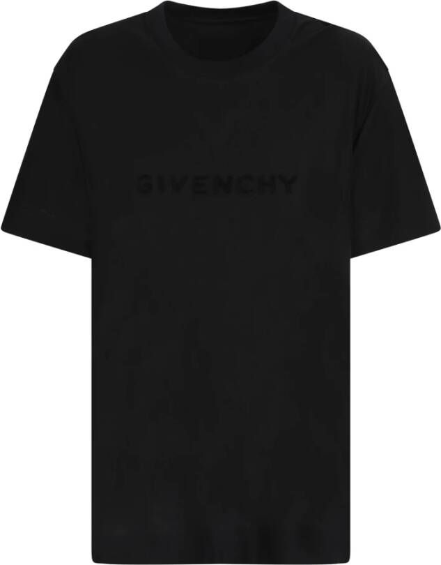 Givenchy merk T-shirt Zwart Dames