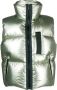 Givenchy Groene Metallic-Finish Dons Gilet Green Heren - Thumbnail 1