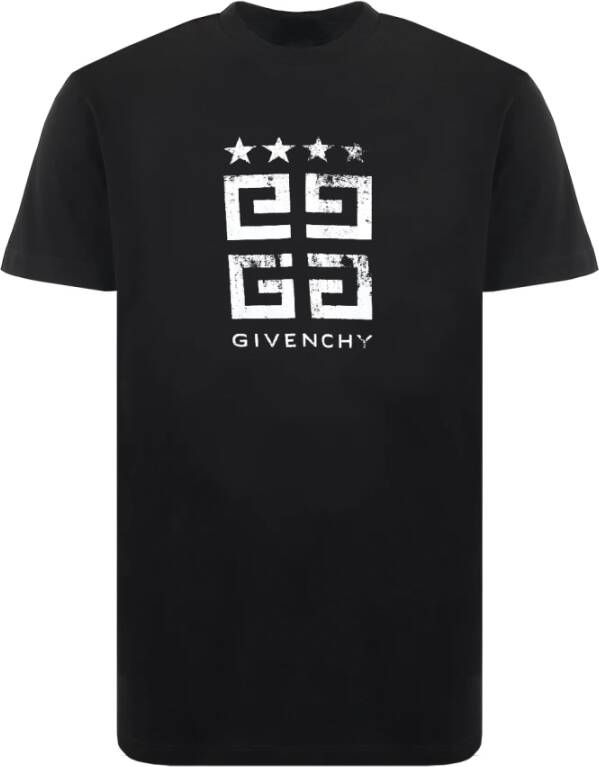 Givenchy Opvallend Logo Print Heren T-Shirt Zwart Heren
